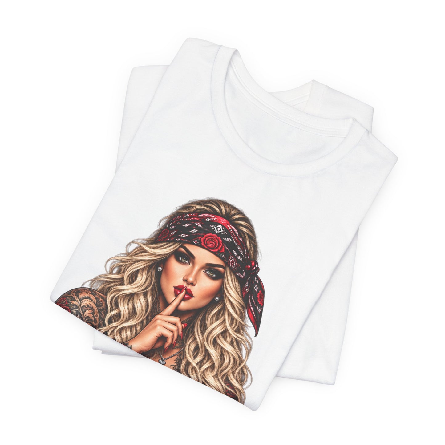 Shut Your Mouth — Tattooed Rocker Black Tee