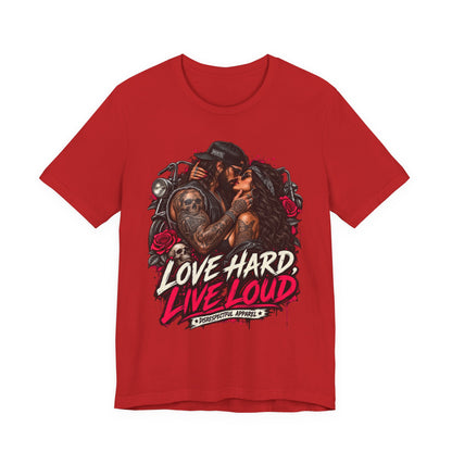 Love Hard Live Loud Graphic Tee