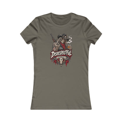 Disrespectful Apparel Cowboy Skeleton — Women's Favorite Graphic Tee