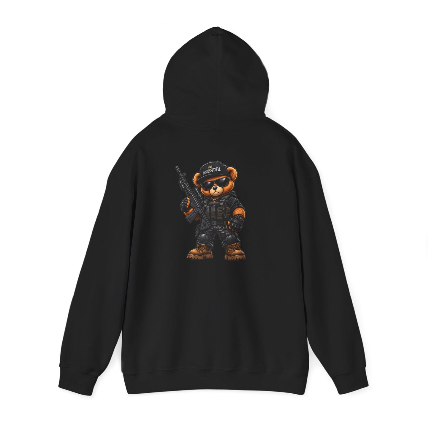 Tactical Bear — Back-Print Graphic Hoodie