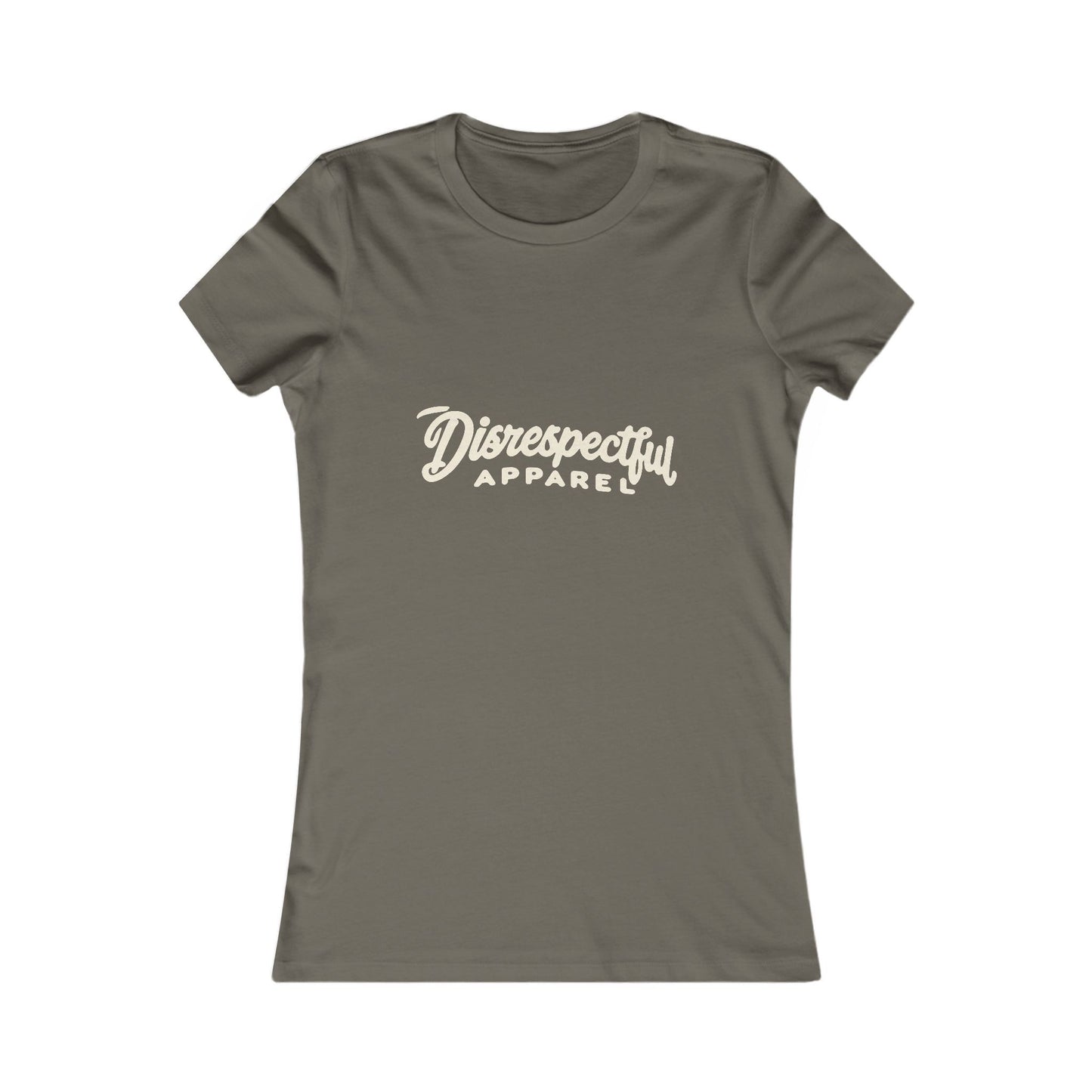 Disrespectful Apparel Script Logo — Women's Favorite Graphic Tee