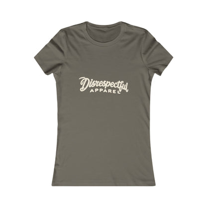Disrespectful Apparel Script Logo — Women's Favorite Graphic Tee