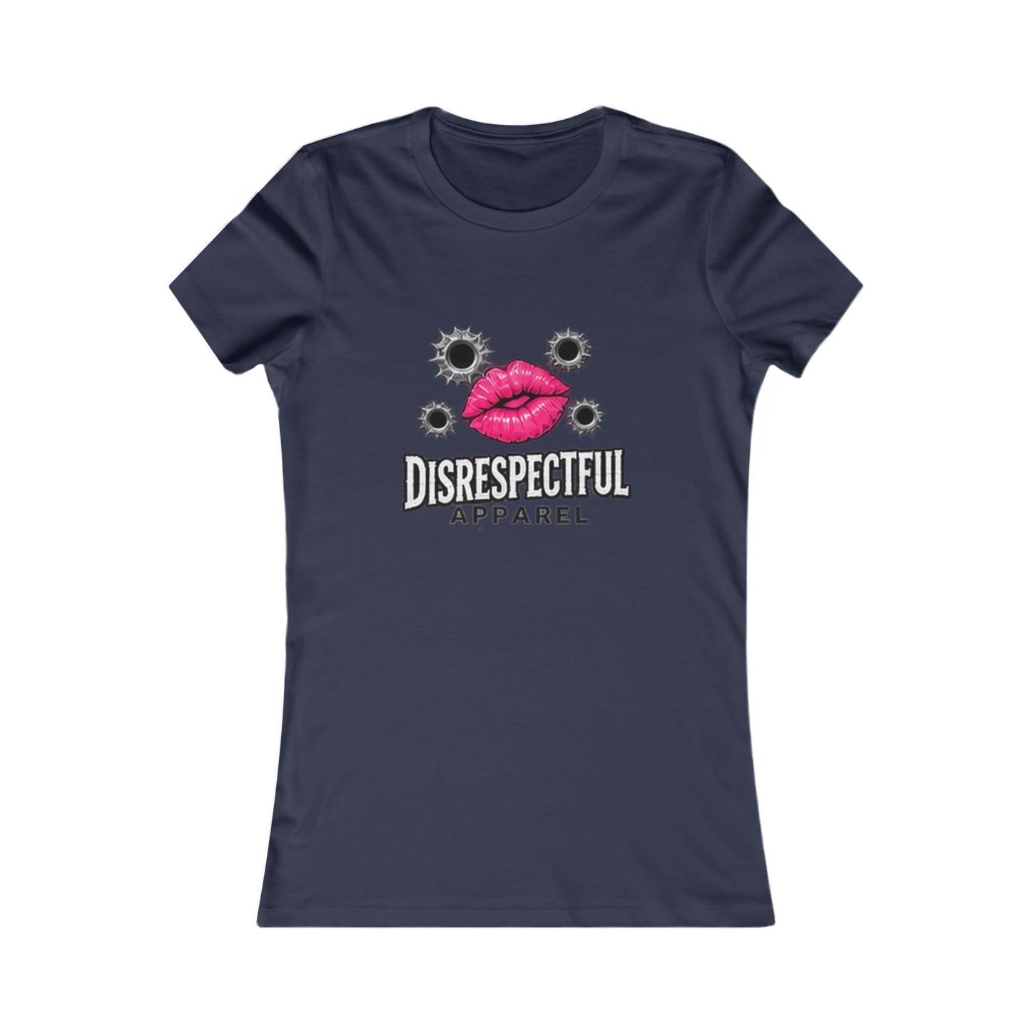 Kiss & Bullet Hole — Women's Favorite Graphic Tee