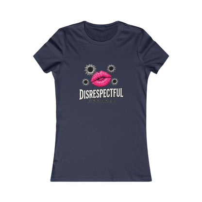 Kiss & Bullet Hole — Women's Favorite Graphic Tee