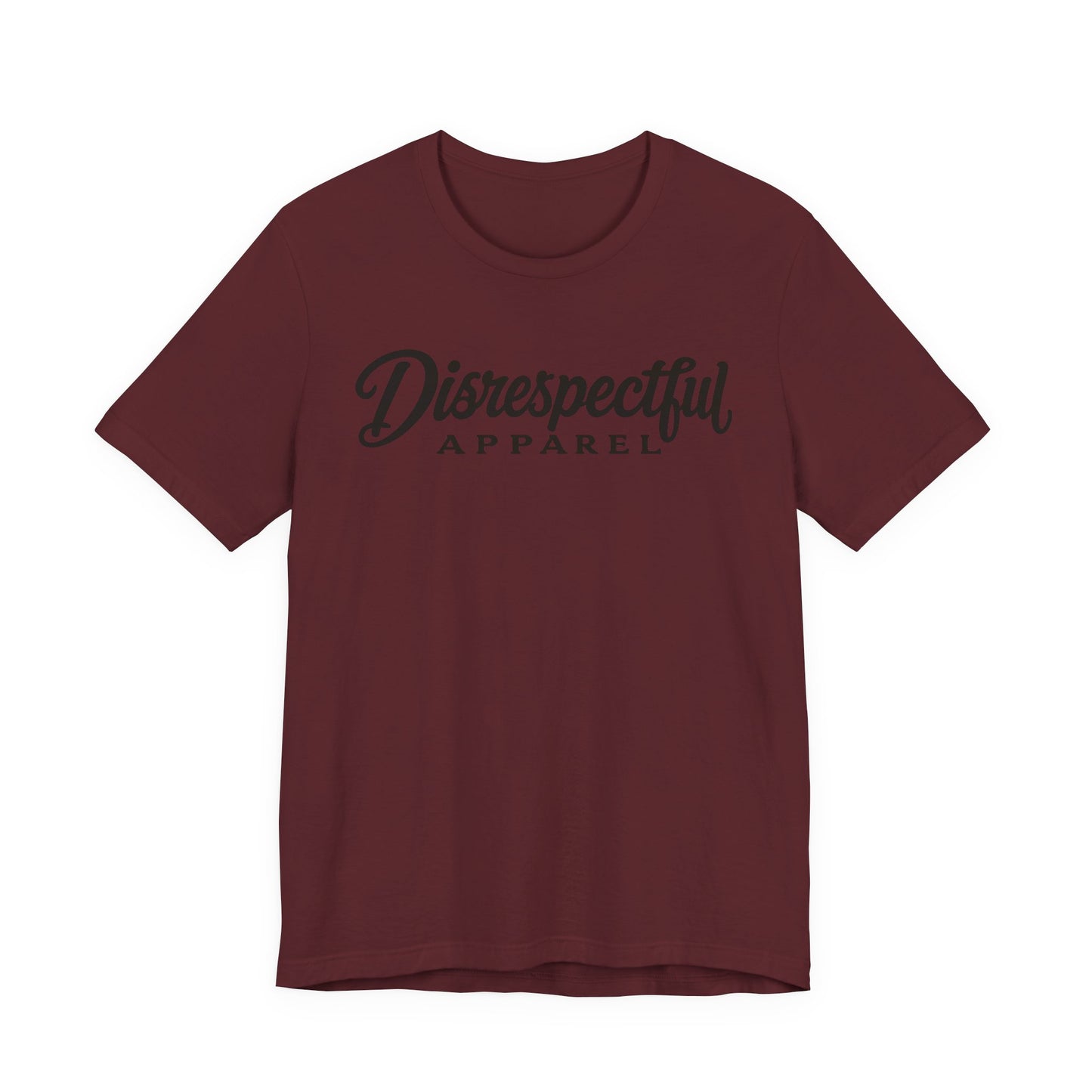 Disrespectful Apparel Script Logo — Graphic Tee