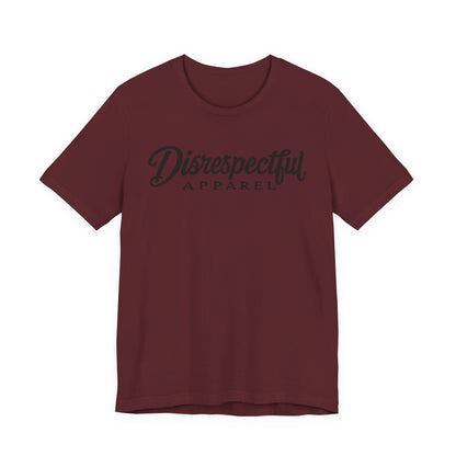 Disrespectful Apparel Script Logo — Graphic Tee