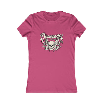 Disrespectful Apparel Skull — Women's Favorite Graphic Tee
