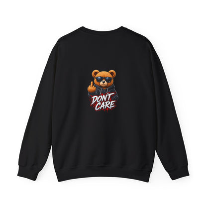 Don't Care Bear — Back-Print Graphic Crewneck