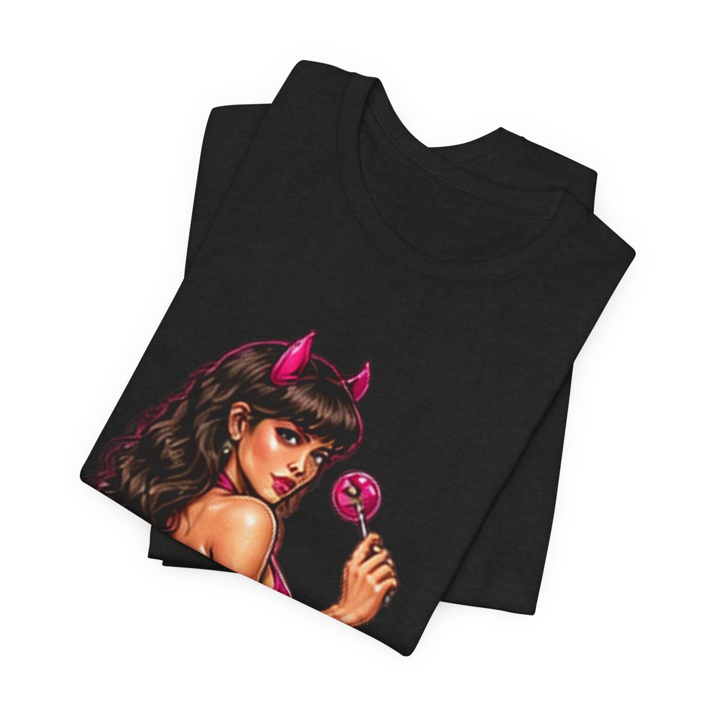 Devil Girl Lollipop — Pin-Up Graphic Tee