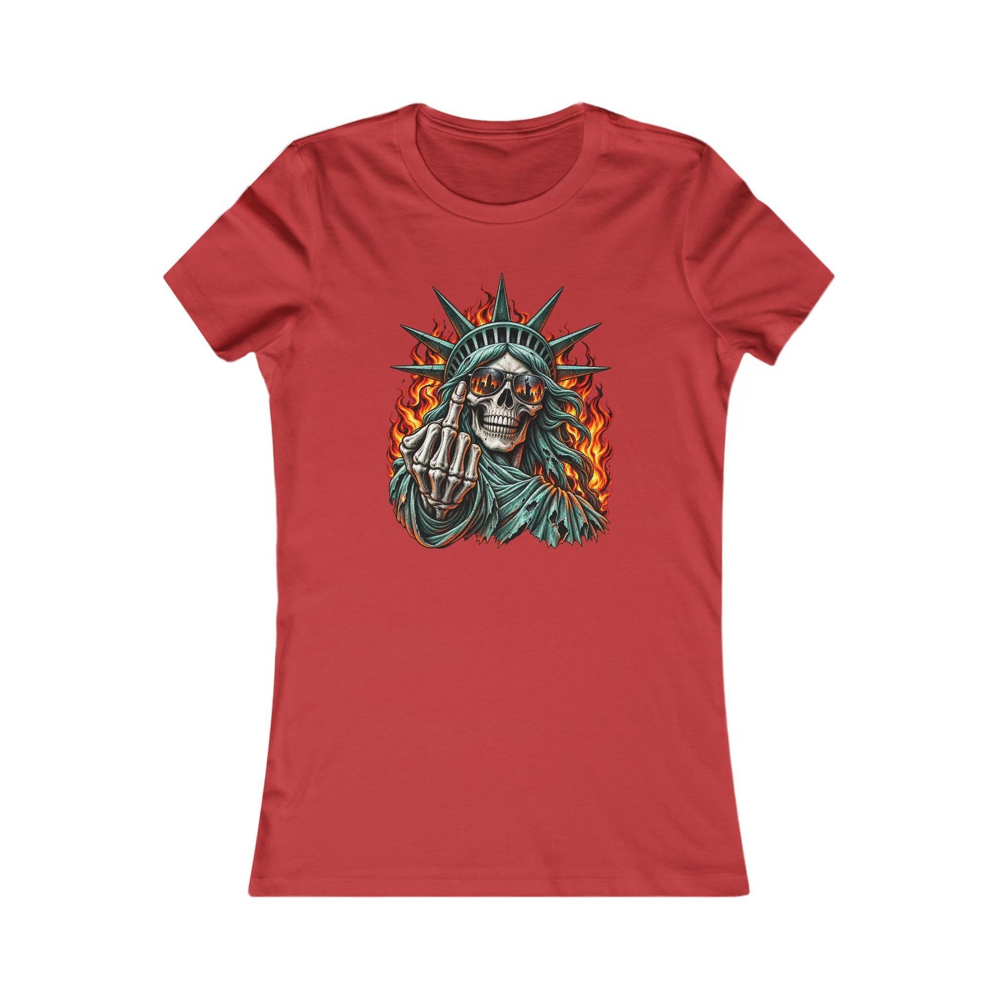 Skull Liberty — Women's Favorite Graphic Tee