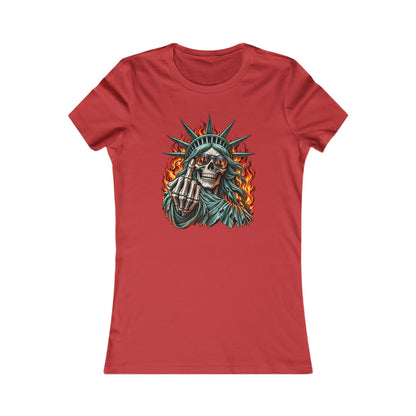 Skull Liberty — Women's Favorite Graphic Tee