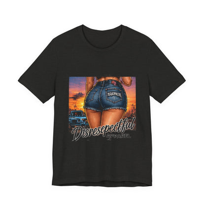 Sunset Denim — Retro Pin-Up Graphic Tee