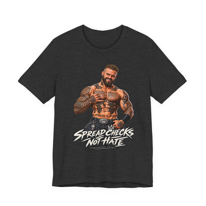 Spread Cheeks Not Hate — Tattooed Biker Graphic Tee