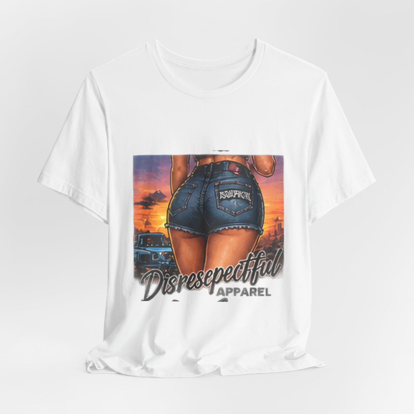 Sunset Denim — Retro Pin-Up Graphic Tee