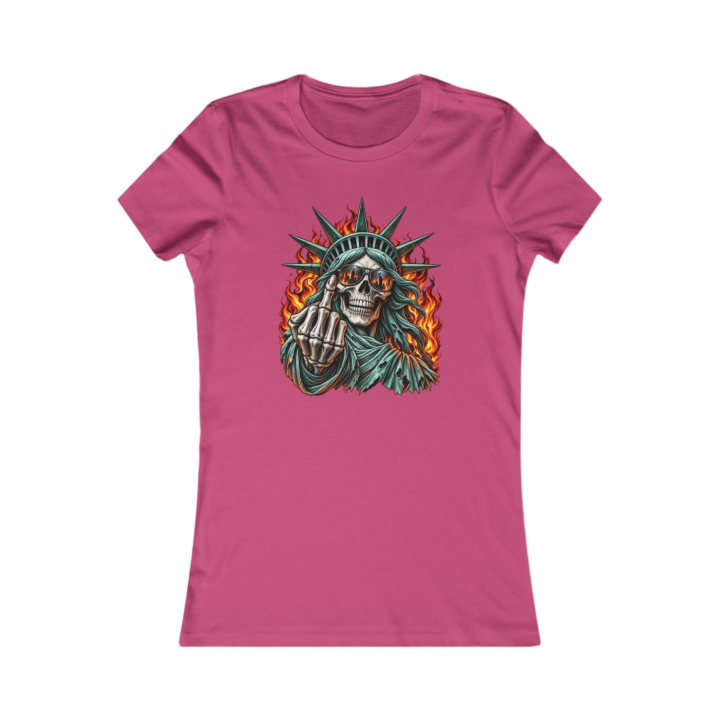 Skull Liberty — Women's Favorite Graphic Tee