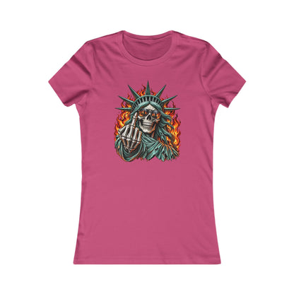 Skull Liberty — Women's Favorite Graphic Tee