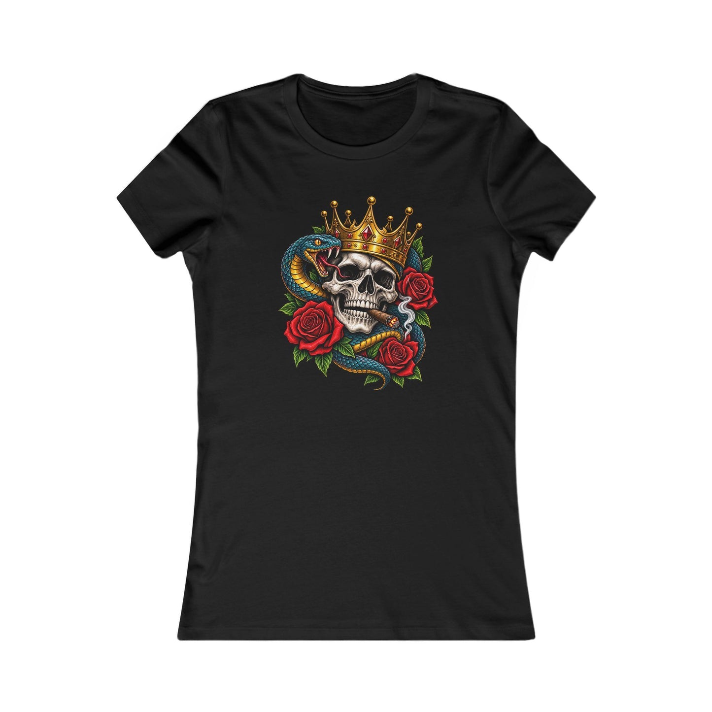 Skull King Crown — Women's Favorite Graphic Tee