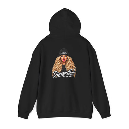 Blonde, Loud & Unbothered — Back-Print Graphic Hoodie