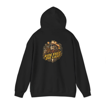 Ride Fast, Die Last — Back-Print Graphic Hoodie