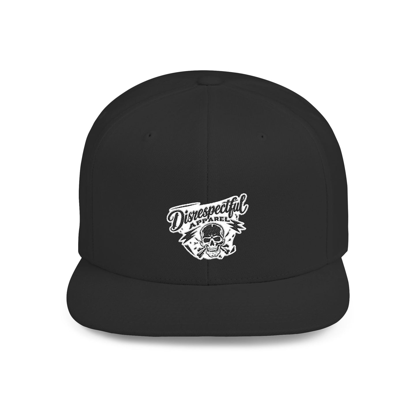 DA Skull Mark — Embroidered Flat-Bill Snapback