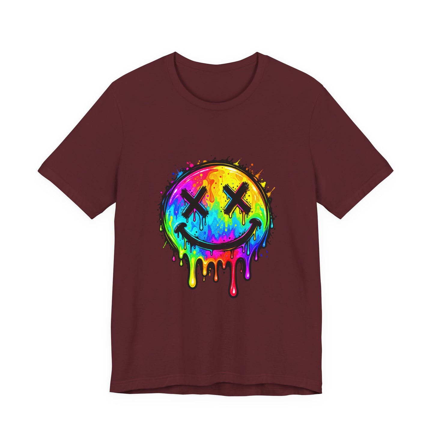 Rainbow Drip Smiley T-Shirt