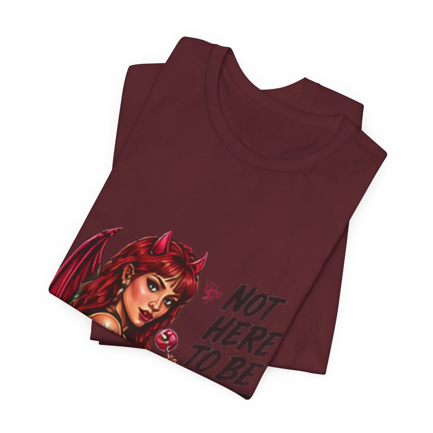 Not Here To Be Nice Devil Girl Tee
