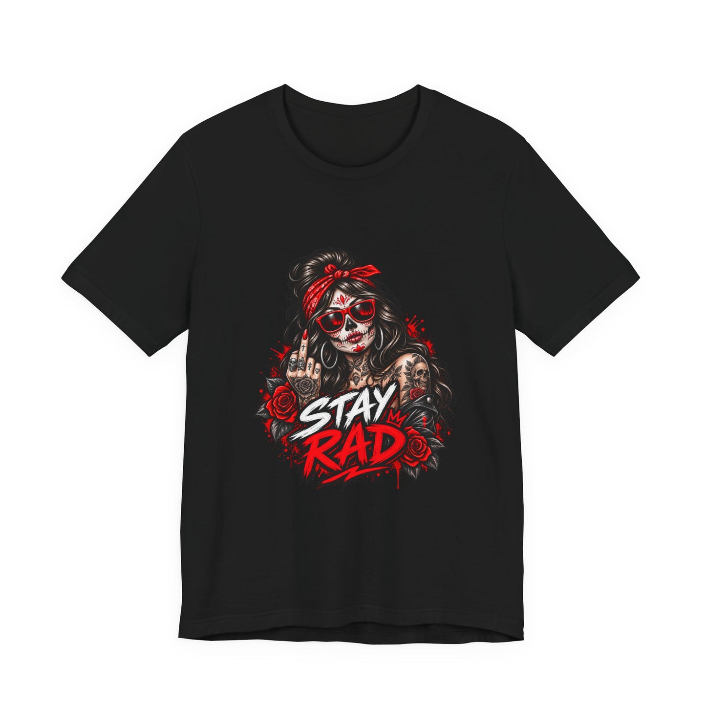 Stay Rad Skull Girl T-Shirt