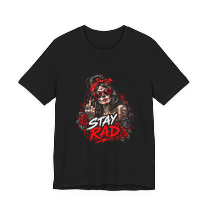 Stay Rad Skull Girl T-Shirt