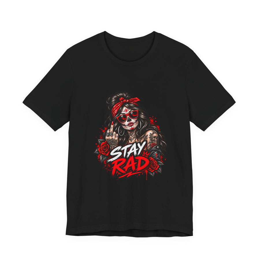 Stay Rad Skull Girl T-Shirt