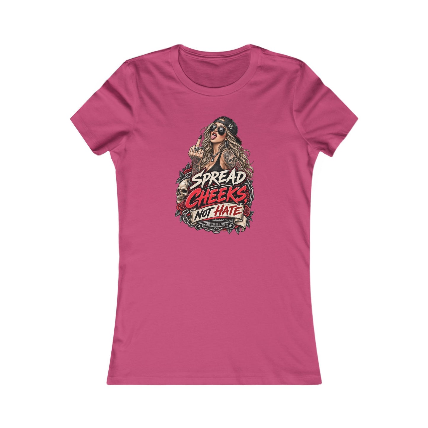 Spread Cheeks Not Hate — Women's Favorite Graphic Tee