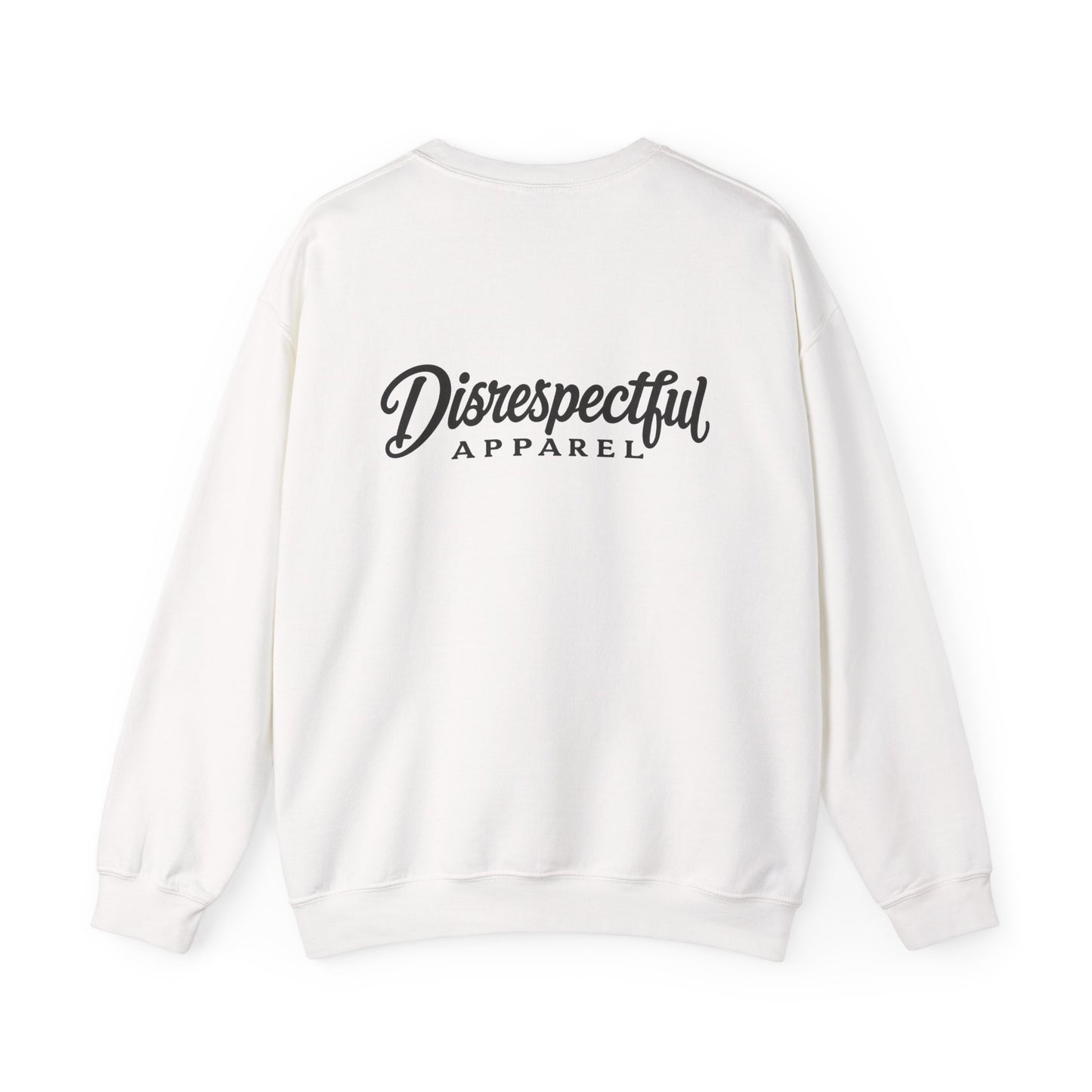 DA Script Logo — Black — Back-Print Graphic Crewneck