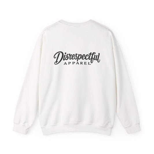 DA Script Logo — Black — Back-Print Graphic Crewneck