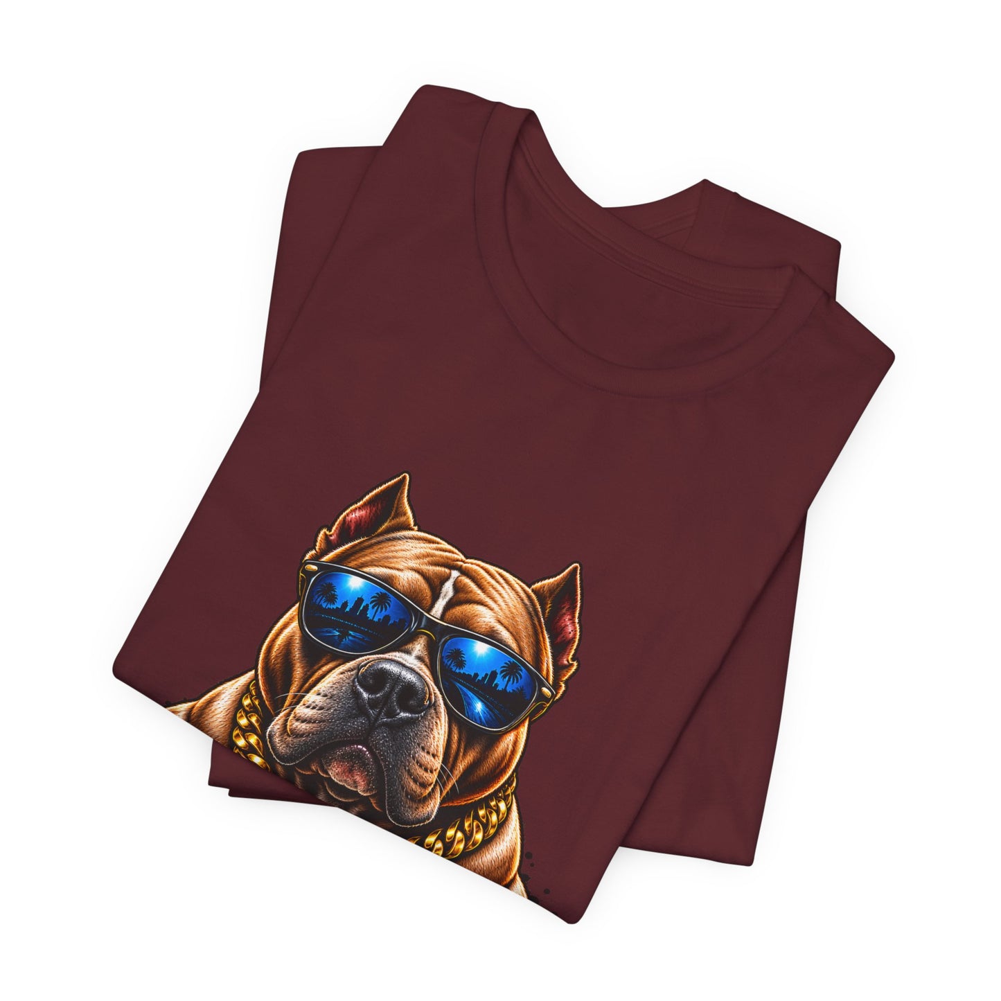 Loyal AF Pitbull T-Shirt — Cool Sunglasses Dog Graphic Tee