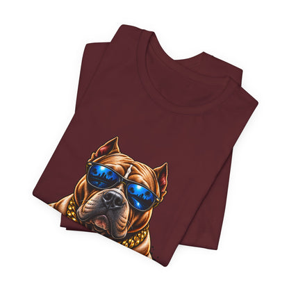 Loyal AF Pitbull T-Shirt — Cool Sunglasses Dog Graphic Tee