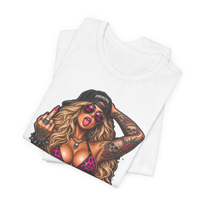 Keep It Nasty Graphic Tee — Edgy Pinup Streetwear Shirt