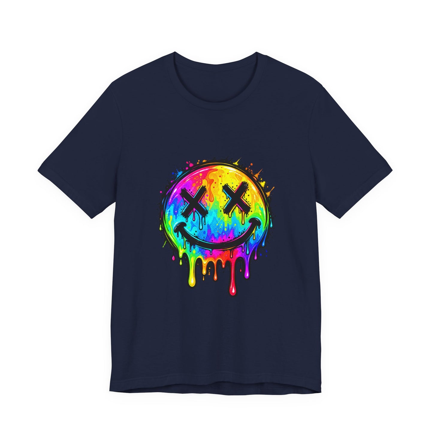 Rainbow Drip Smiley T-Shirt