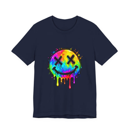 Rainbow Drip Smiley T-Shirt