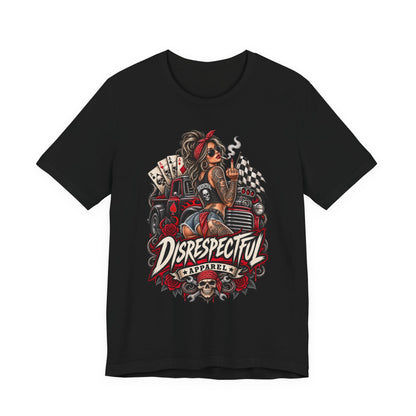 Disrespectful Apparel Pin-Up Racing Tee