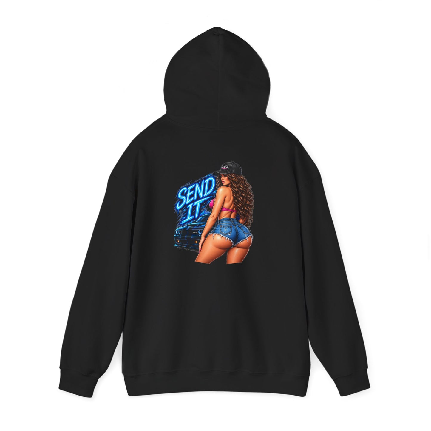 Send It — Street Racer — Back-Print Graphic Hoodie