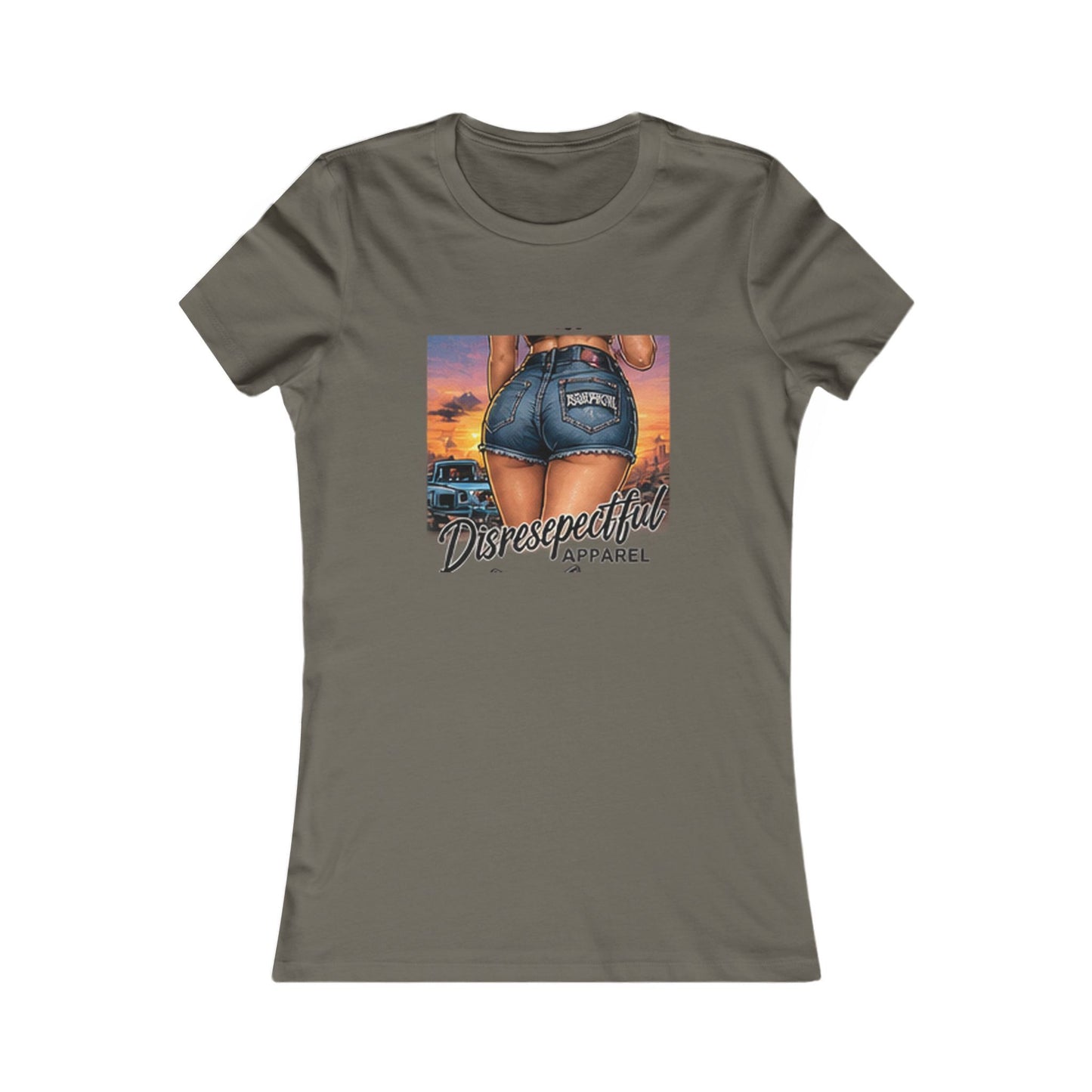Sunset Denim Pin-Up — Women's Favorite Graphic Tee