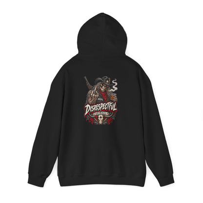 Cowboy Skeleton — Back-Print Graphic Hoodie