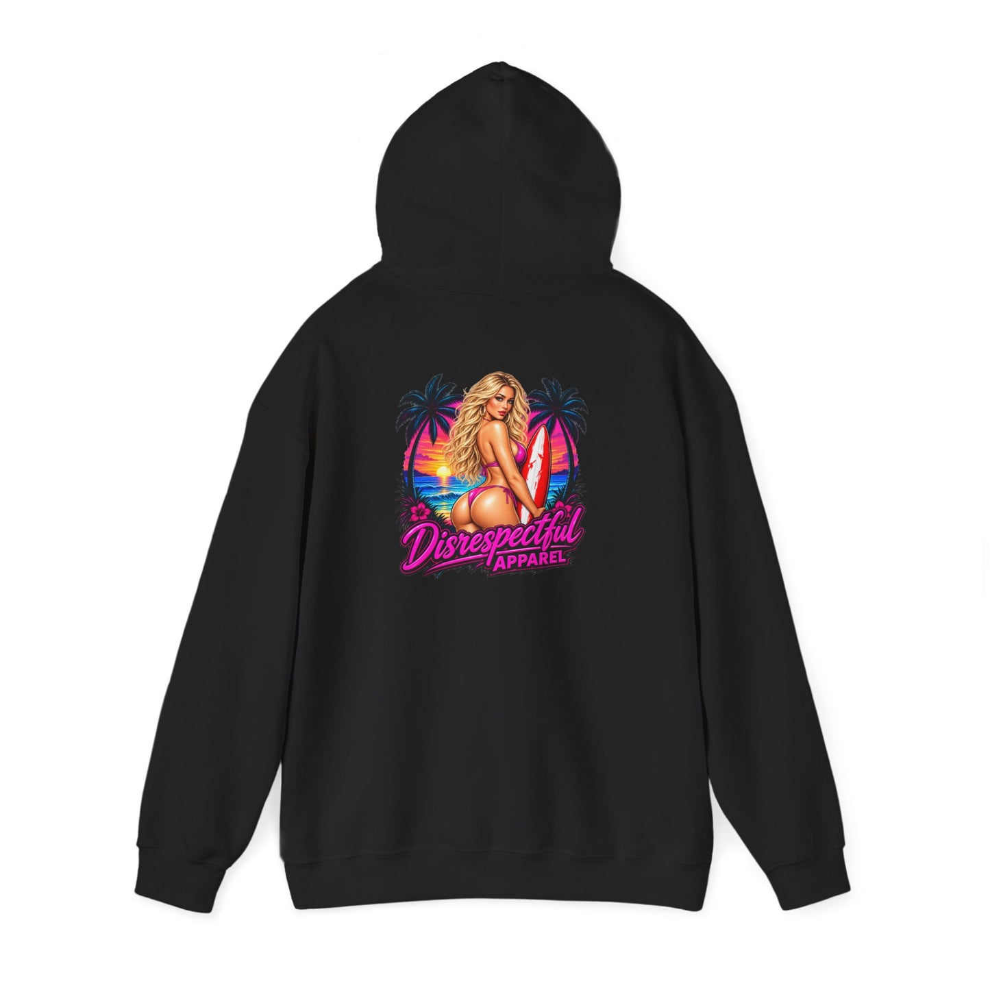Beach Babe — Back-Print Graphic Hoodie