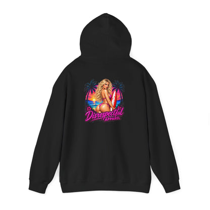 Beach Babe — Back-Print Graphic Hoodie
