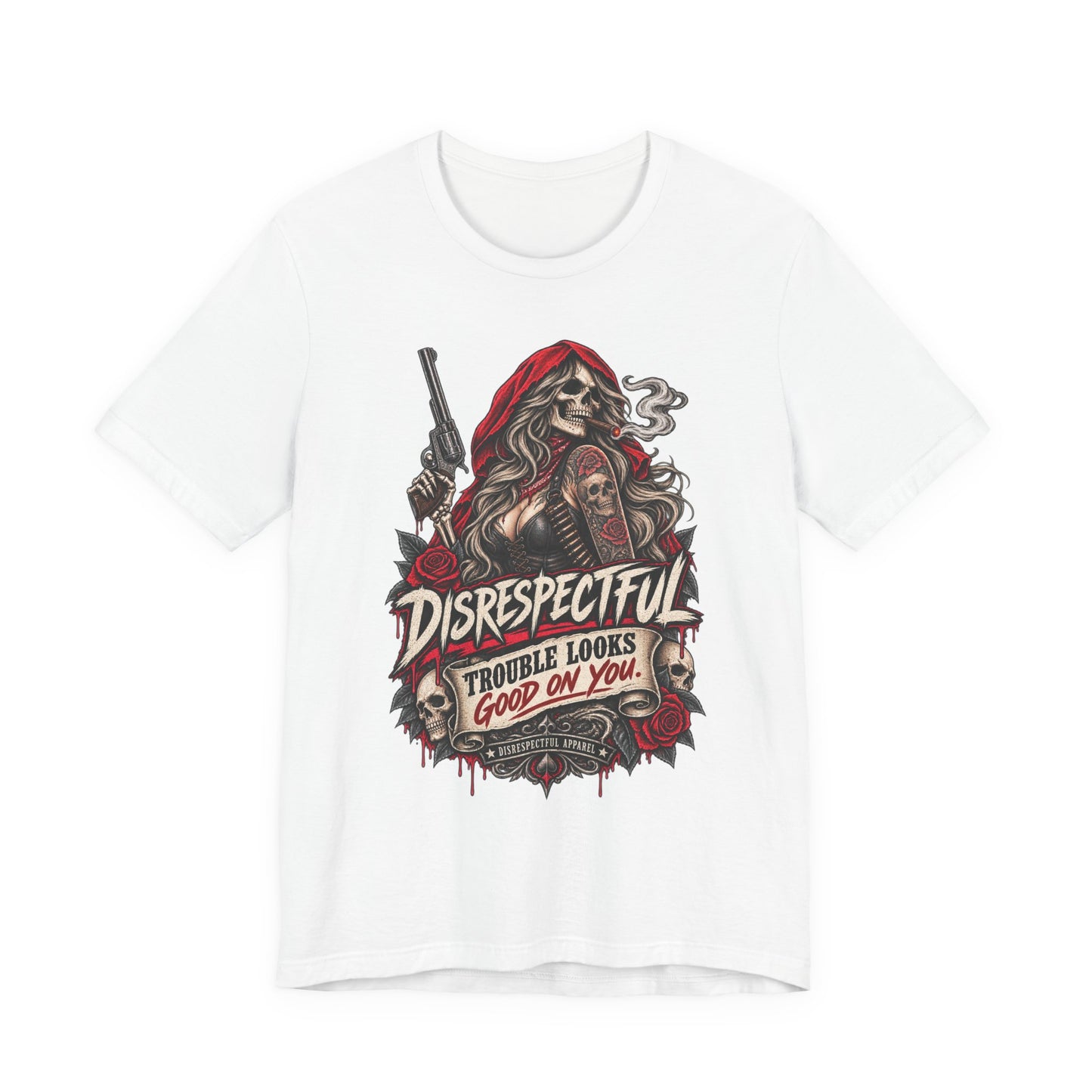 Disrespectful 'Trouble Looks Good On You' Graphic Tee