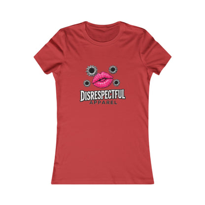 Kiss & Bullet Hole — Women's Favorite Graphic Tee