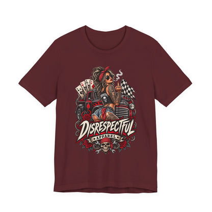 Disrespectful Apparel Pin-Up Racing Tee