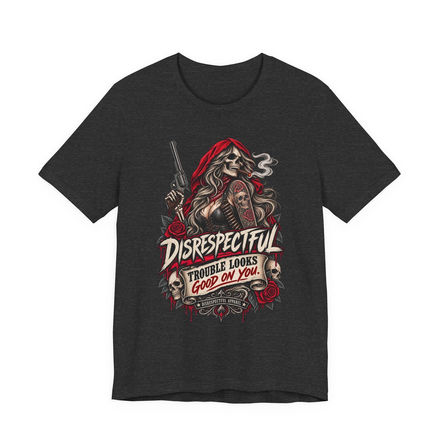 Disrespectful 'Trouble Looks Good On You' Graphic Tee