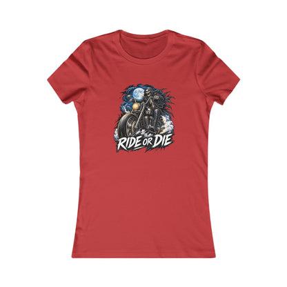 Ride or Die Motorcycle — Women's Favorite Graphic Tee