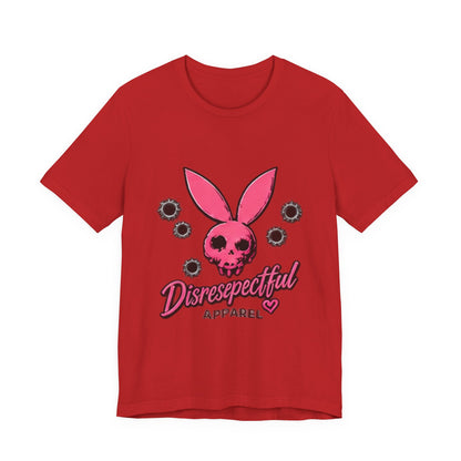 Skull Bunny Tee — Pink Graphic Tee