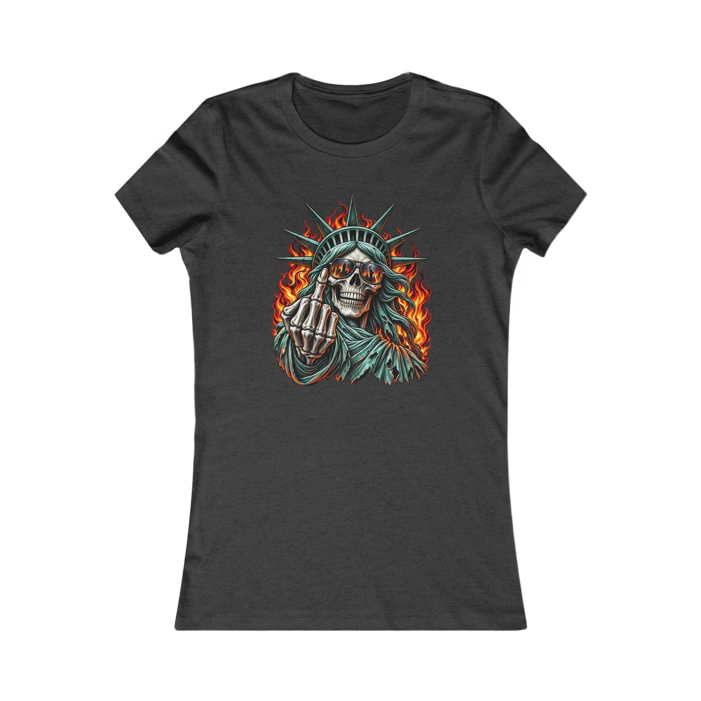 Skull Liberty — Women's Favorite Graphic Tee